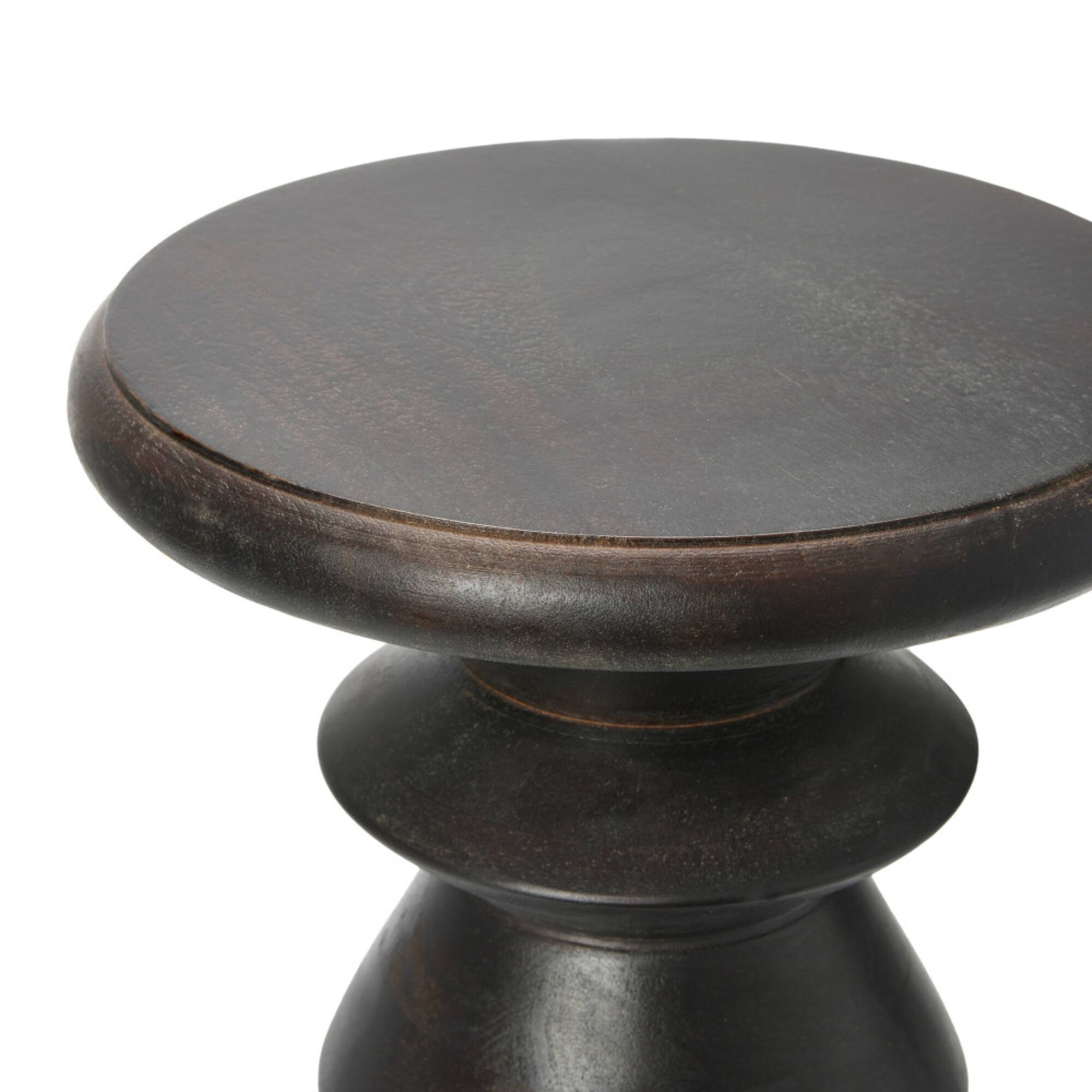 Hello Honey® Berns Mid-Century Modern Solid Mango Table with Flat Top